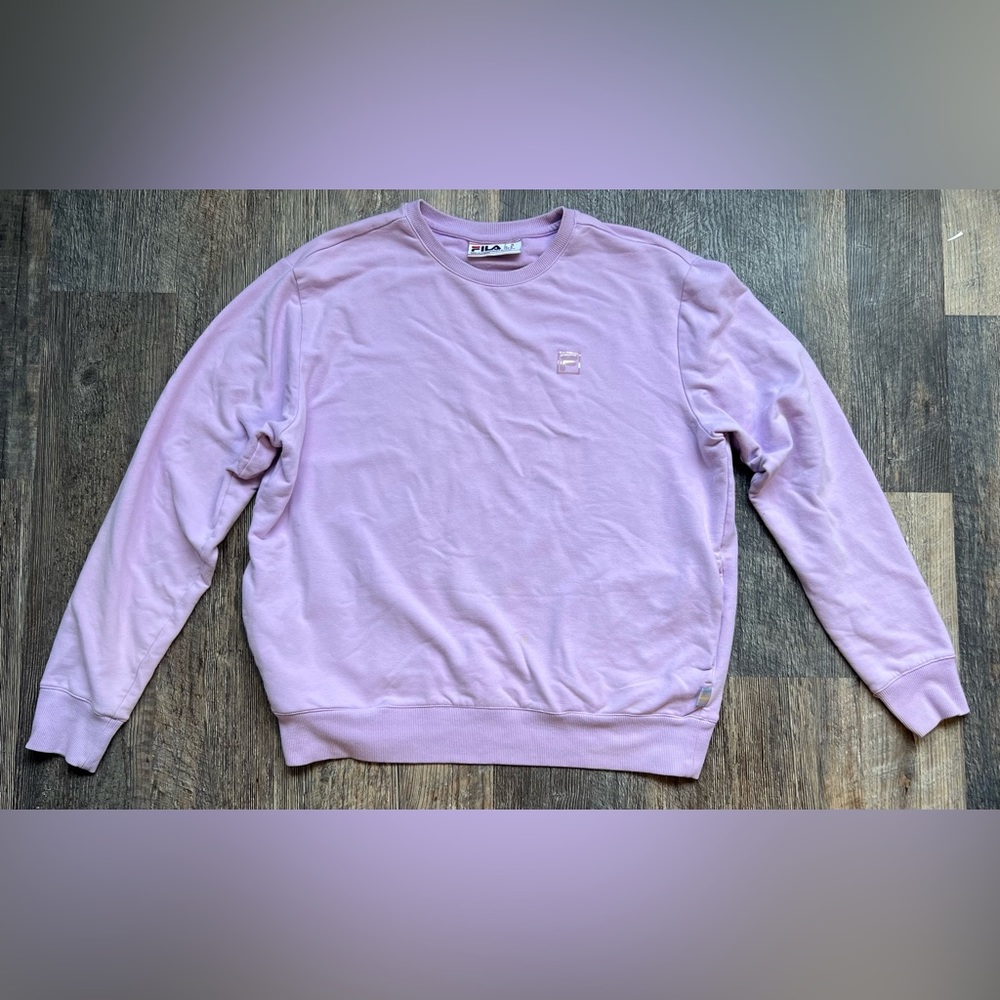 Purple Fila Crewneck